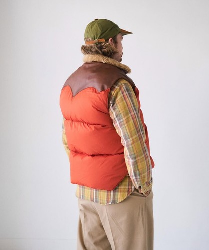 Rocky Mountain Featherbed Co. Christy Vest, RARE Brick Brown Le - Picture 12 of 24
