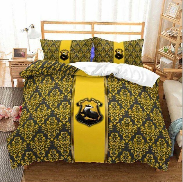 新品未使用•海外購入【Harry Potter】ベッドカバー Harry Potter Collection Single/Double/Queen/King Bed Quilt