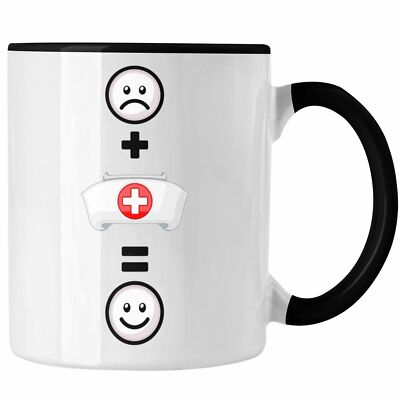 Trendation - Krankenschwester Tasse Geschenk für Krankenschwestern Lustige Gesch