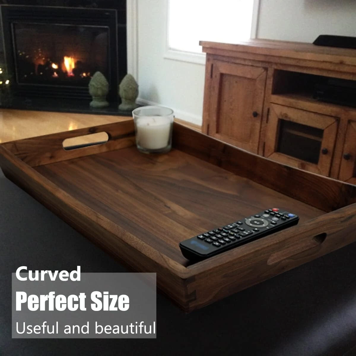Ottoman tray cheap with handles