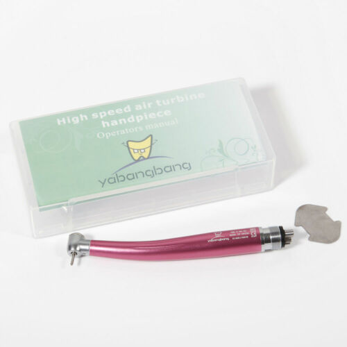 10 manipolo turbina ad aria dentale alta velocità stile NSK 4 fori colore rosa CHABM - Foto 3 di 8