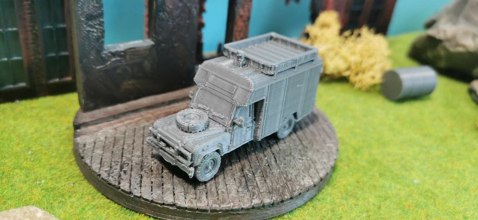 TUL 127 4X4 Ambulanza "AMBULANCE" Modello Kit Militare 1/87 1/72 1/56 - Immagine 3 di 4