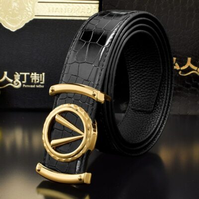 2020 Luxury Designer V Belts Men Women V Letter Buckle Strap for Jeans Waistband