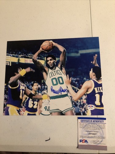 BOSTON CELTICS- ROBERT PARISH SIGNED AUTOGRAPH 8x10 PHOTO PICTURE PSA COA HOF - Picture 4 of 7