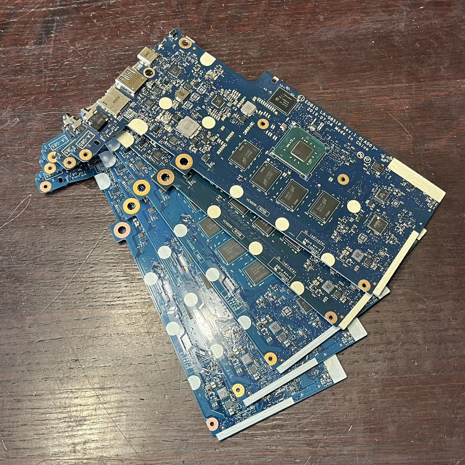 Lot Of 5 Untested Dell Chromebook 3100 Laptop Motherboard EDB10 LA ...