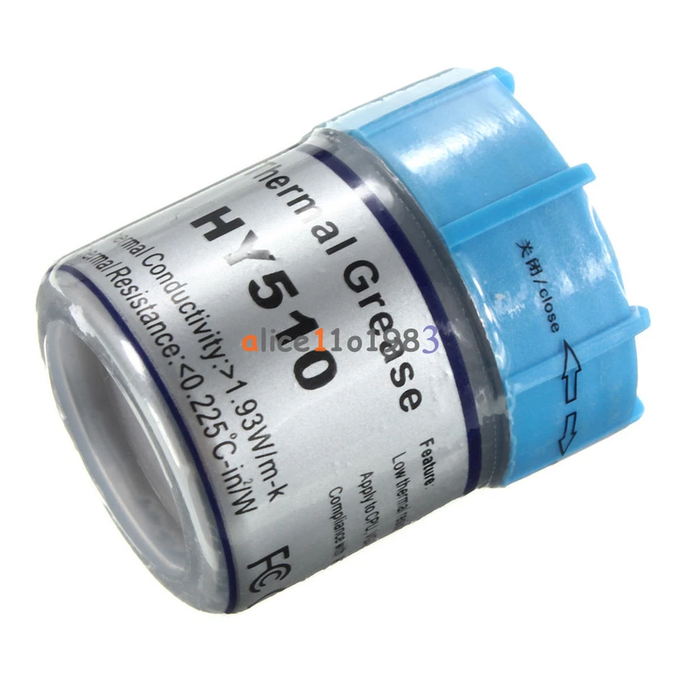 20g Grey HY510-CN10 Thermal Conductive Grease Paste GPU CPU LED Chipset Cooling - Image 3 of 4