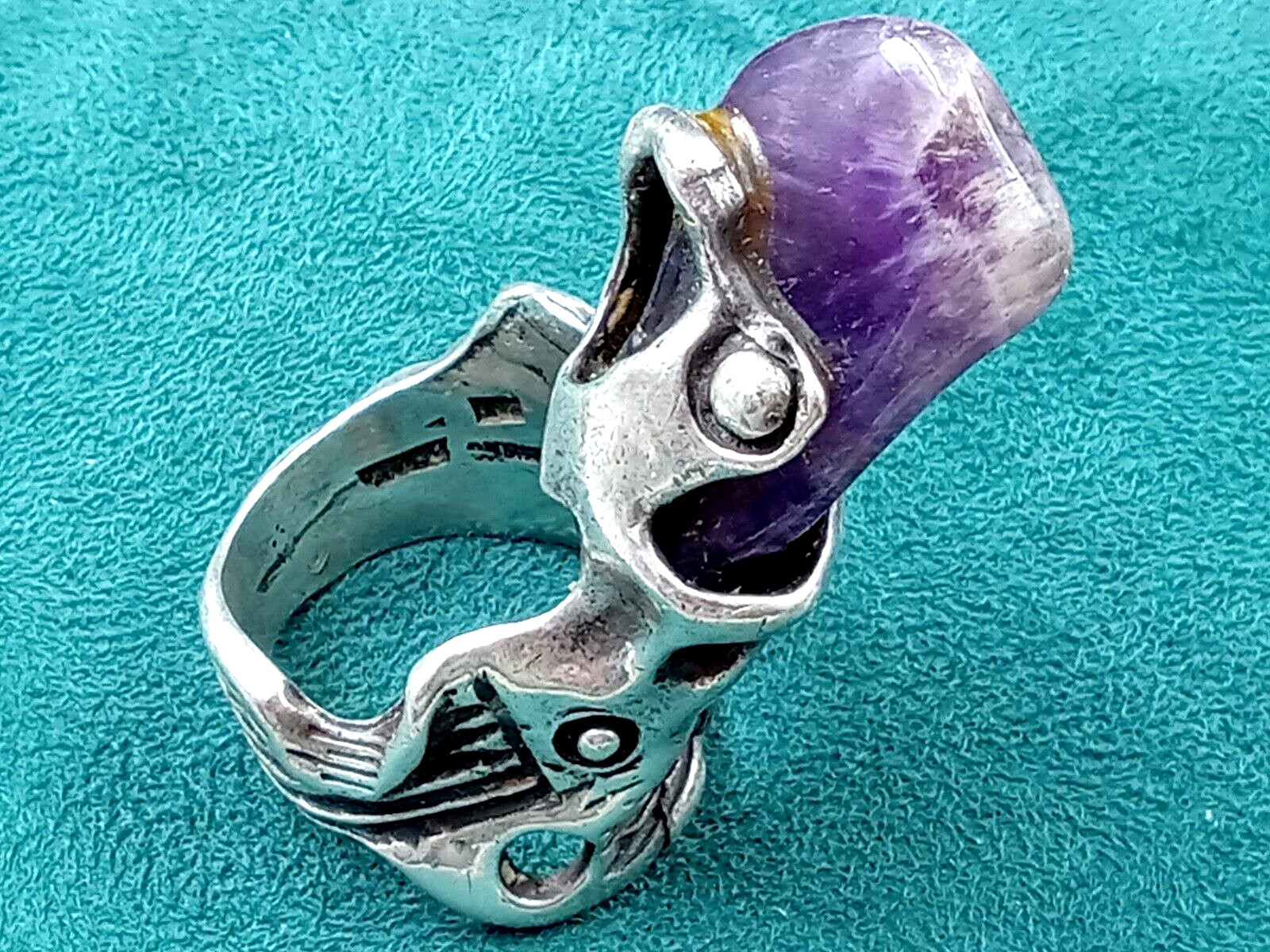 Statement Modernist Artisan Created Sterling Silv… - image 2