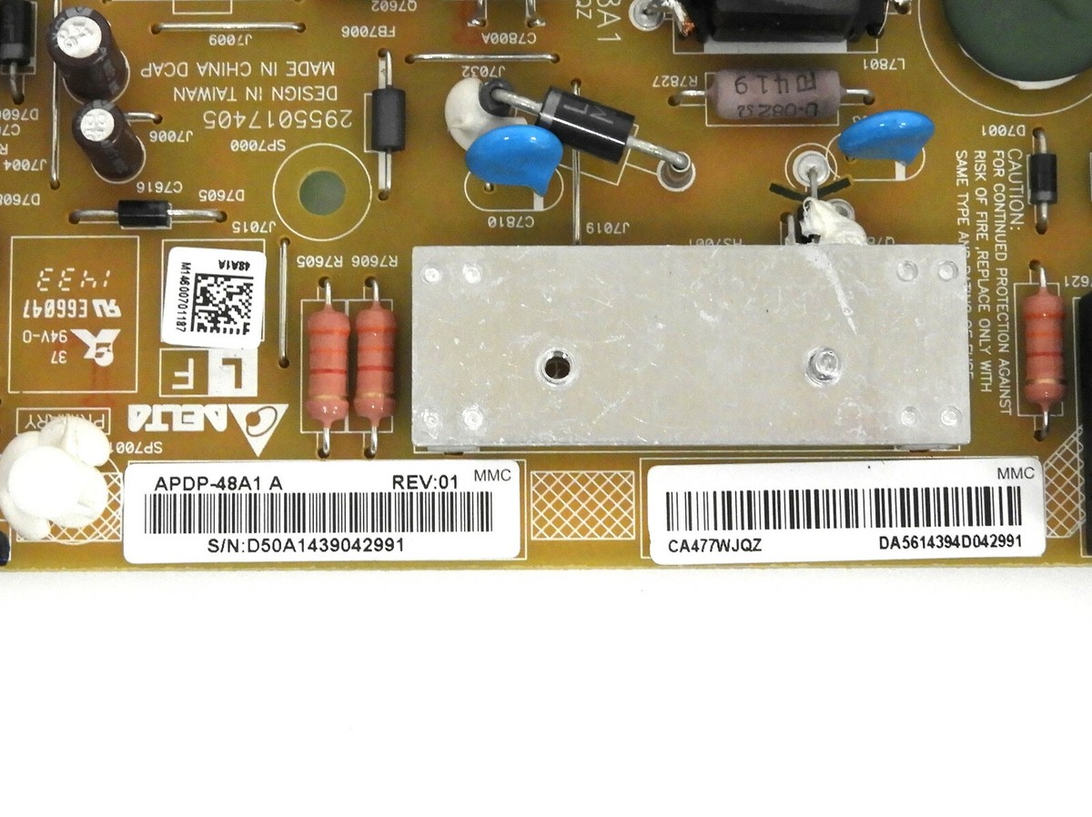 Carte D'alimentation Sharp Pour TV LC-60UD27U, Référence RDENCA477WJQZ, Ouverte Jamais Utilisée
