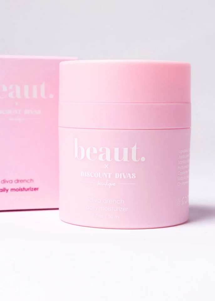 Новый! 1шт Beaut Diva Drench ежедневный увлажняющий крем 1,7 унц/50 мл - быстрая доставка - Изображение 4 из 4