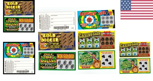 Lustige Rubbel Lottoscheine - 5 verschiedene Gag Geschenke für unvergessliche Streiche - Bild 2 von 8