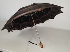Vintage Umbrella Parasol for use or restore wood handle