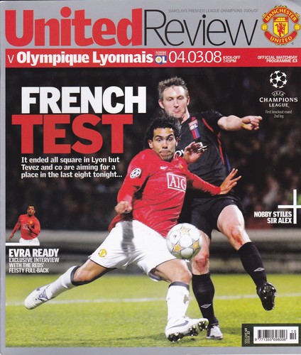 MANCHESTER UNITED HOME PROGRAMMES 2007~08 ~ YOU CHOOSE OPPONENTS FREE POST - Picture 12 of 17