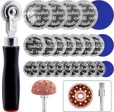 Tire Repair Patch Tool Kit Tire Repair Patch Roller +Tire Buffer Wheel For Car