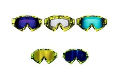 Lunettes De Motocross Pour Moto Racing Goggles Quad Bike Cross Enduro Jaune