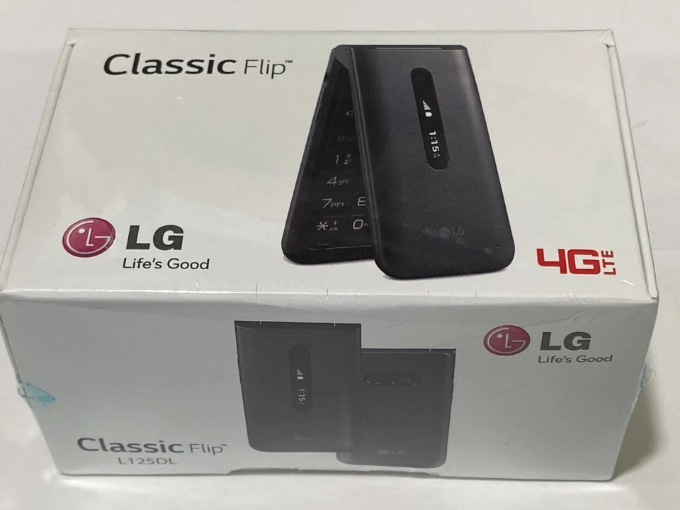 LG Classic Flip L125DL TracFone Unlocked GSM CDMA 8G VoLTE Camera Flip Phone NEW - Image 4 of 4