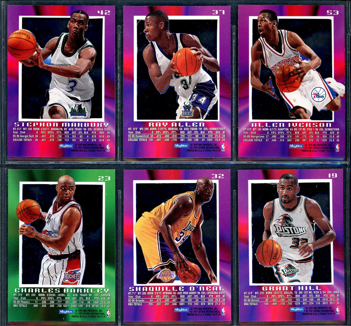 1996-97 SKYBOX EX-2000 COMPLETE CARD SET Michael Jordan Kobe Bryant Rookie NM-MT