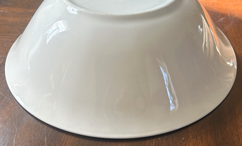 PORTER'S VILLAGE Vegetable Serving Bowl 10 3/8" White Trees 222 Fifth EUC VTG - Picture 4 of 4