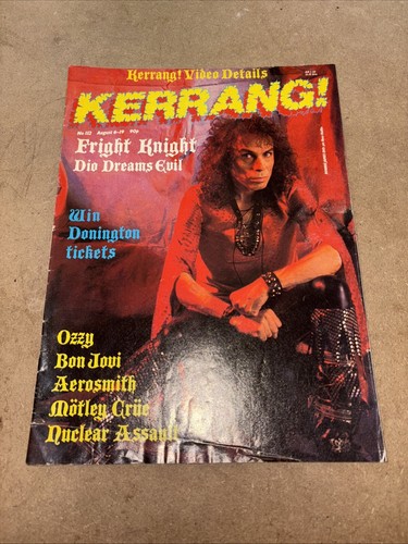 Konvolut x10 von Kerrang! Zeitschriften Vintage aus 80er Jahre 87 DEF LEPPARD KISS - Bild 6 von 24
