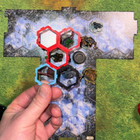 Frosthaven Gloomhaven Area Attack Hex Templates Modular AoE Pattern Banner Spear