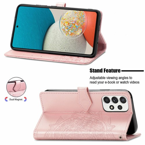 Funda abatible billetera de cuero para teléfono para Samsung Galaxy A04S A13 A53 A14 A34 A54 - Imagen 25 de 66