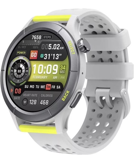 Cheetah Smart Watch with Dual-Band GPS, Route Navigation & Offline Maps - Grey.