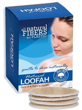 4NO. Loofah Natural Unprocessed Antibacterial Loofa Bath BODY SCRUB- Free Ship