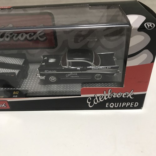 M2 Machines Haulers EDELBROCK 1957 CHEVROLET BEL AIR GASSER & 1967 C60 FREE SHIP - Picture 4 of 6
