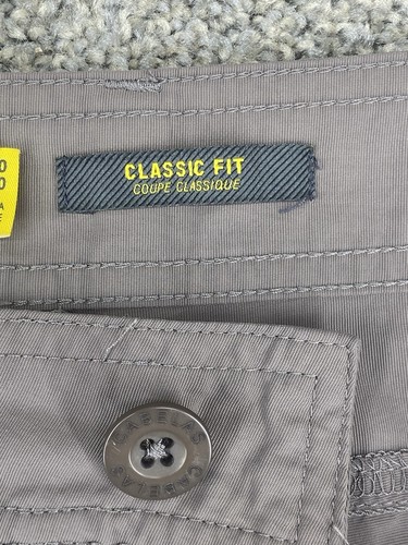 Cabelas Mens 38x32 Pants Convertible Hiking Classic Fit Nylon Gray Cargo Zip Off - 第 11/19 張圖片