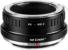 K F Concept Lens Mount Adapter for Pentax PK Mount Lens to Nikon Z Mount Camera