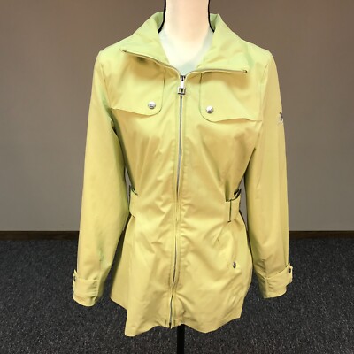 ZERO XPOSUR Green Lightweight Jacket Coat Spring Water Resistant Women's Size S