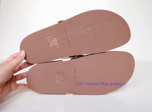 NIB Tory Burch Miller Cloud Leather Sandal Cream Caramel US 7 7.5 8 8.5 9 9.5 10 - Picture 12 of 12