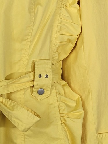 Conrad C Collection Womens Sz 16 Bright Yellow Lightweight Lined Jacket Packable - Picture 4 of 7