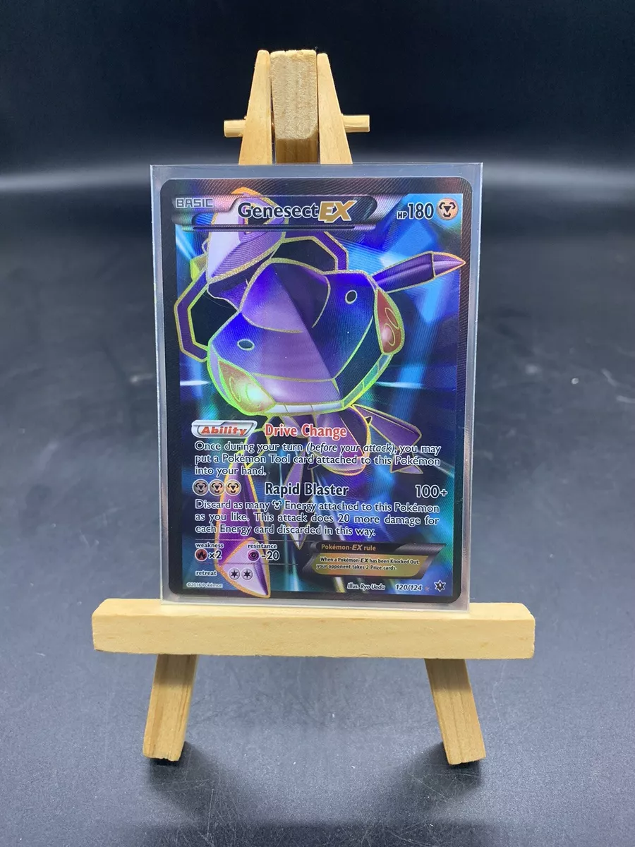 Pokemon genesect Ex NEW & MINT 120/124 Full Art Card ULTRA RARE Fates  Collide NM