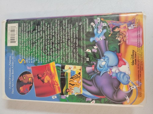 Aladdin (VHS, 1993) - Walt Disneys schwarzer Diamant Klassiker - Bild 2 von 7