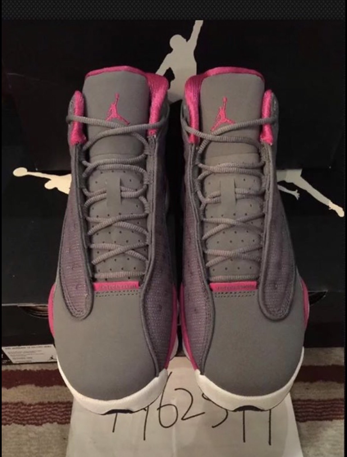 Nike Air Jordan 13 Cool Grey Grey Grey Pink Sz 6.5Y Brand New 100% Authentic Fit Mens 11 11ff3f Nike Air Jordan 13 Cool Grey Grey Grey Pink Sz 6.5Y Brand New 100% Authentic Fit Mens 11 11ff3f