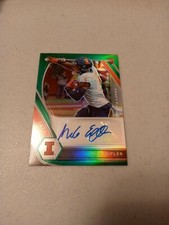 2021 Panini Prizm Draft Picks Green Milo Eifler #DPA-MIL Auto Autograph Illinois