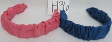 2 Girl's Headband Hoop Hairband Pink Blue