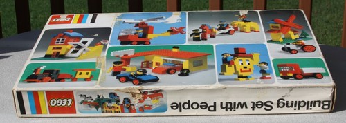 Lego Vintage Farm Building Set With People #190 100% Complete Set 1975 With Box - Picture 3 of 11