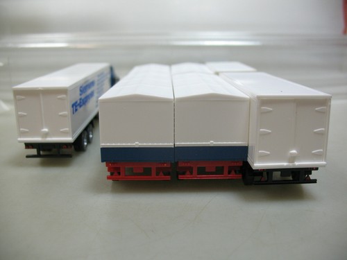 AI726-1# 4X Lastzug/LKW Iveco: Milkana+Siemens+125 Anni, 2X Box - Foto 4 di 5