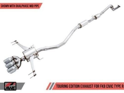 AWE 3015-42666 Touring Edition Exhaust for 17-21 Honda Civic Type