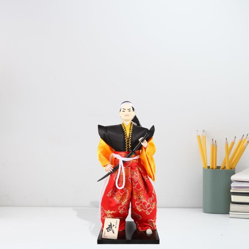 Traditional Samurai Doll Japanese Samurai Figurine Samurai Doll Statue Japanese - Picture 2 of 12