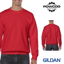 Gildan Heavy Blend Sweatshirt Unisex Fleece Jumper Crew Neck - 30 Colours S-5XL