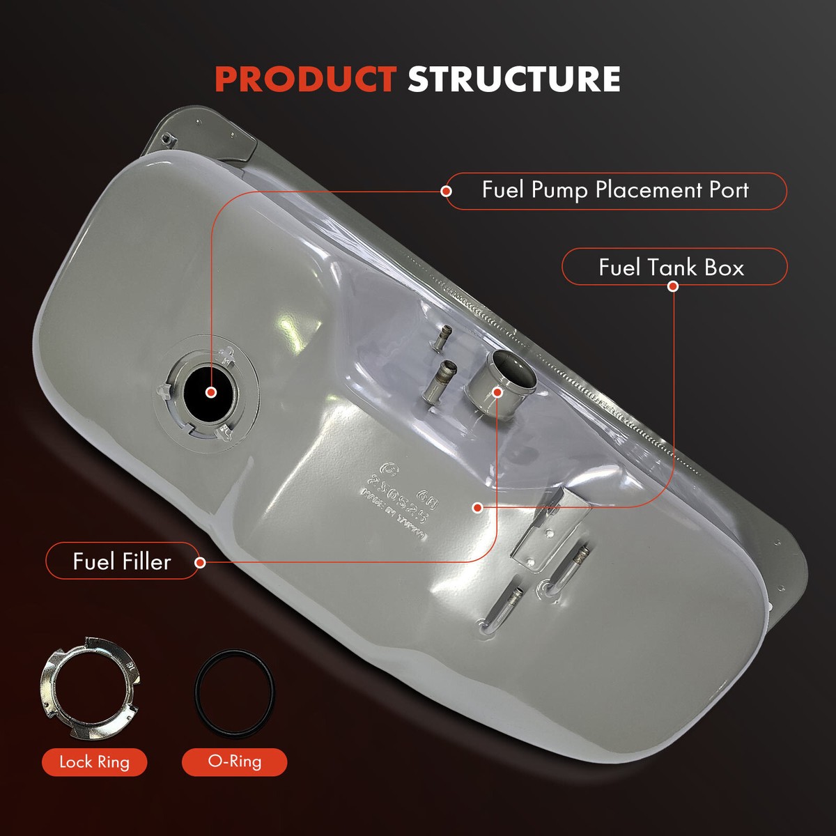 16 Gallons Fuel Tank for Nissan 720 1983-1986 Standard Cab Pickup
