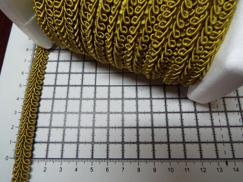 1M- Silky Scroll Braid for Blinds Costume Upholstery Furnishing Gimp Trim-10mm - Picture 32 of 40