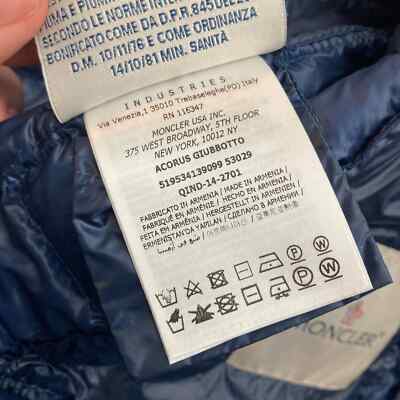 Moncler acorus down jacket | eBay