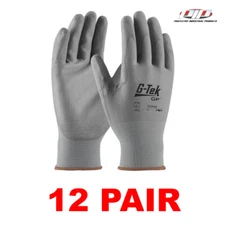 PIP 33-G125 G-Tek NPG Nylon Polyurethane Coated Grip Work Gloves (12 PAIR)