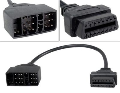 Toyota 22 Pin To 16pin Female Obd2 Ii Car Diagnostic Connector