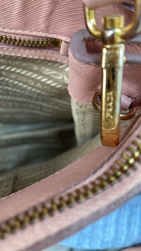 PRADA Galleria Tasche in Saffiano Leder in ROSA sehr guter Zustand - Bild 4 von 11