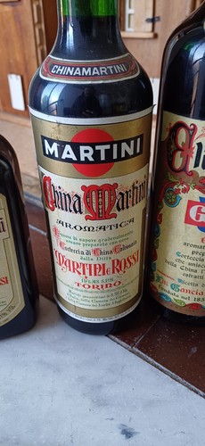 china martini x 2 gancia x1 gambarotta x 1 balestrino x 1 tot. 5 bottle - Foto 6 di 21