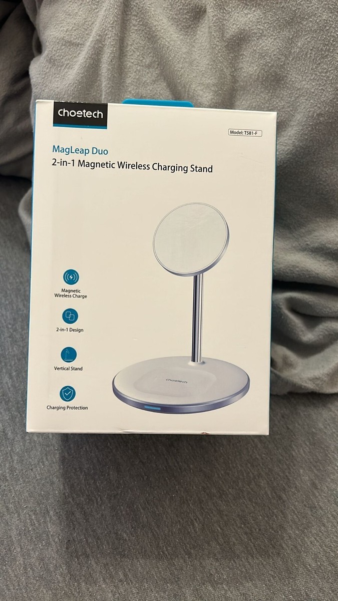 2-in-1 Magnetic Wireless Charging Stand Choetech
